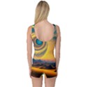 Surrealist Fantasy Dream Moon Space One Piece Boyleg Swimsuit View2