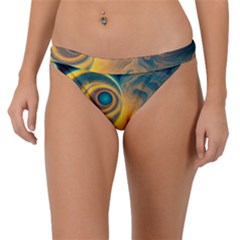 Surrealist Fantasy Dream Moon Space Band Bikini Bottoms