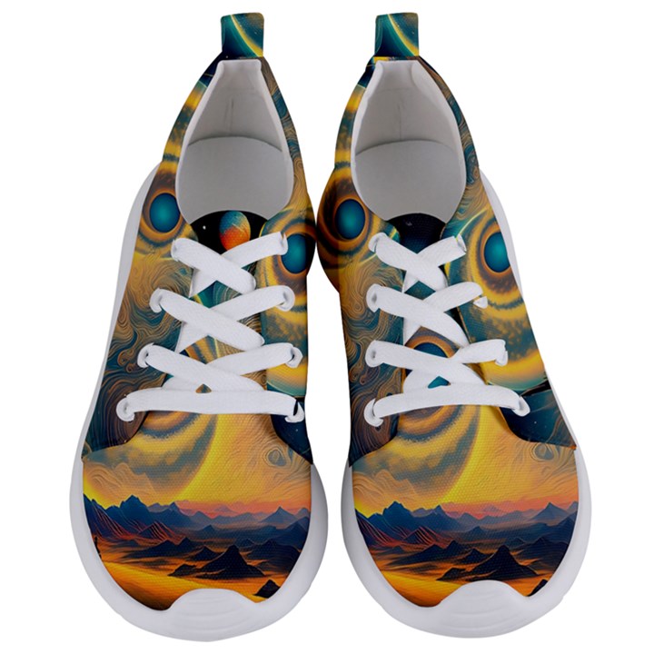 Surrealist Fantasy Dream Moon Space Women s Lightweight Sports Shoes