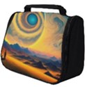 Surrealist Fantasy Dream Moon Space Full Print Travel Pouch (Big) View1