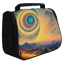 Surrealist Fantasy Dream Moon Space Full Print Travel Pouch (Big) View2