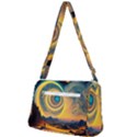 Surrealist Fantasy Dream Moon Space Front Pocket Crossbody Bag View2