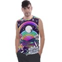 Rainbow Fun Cute Minimal Doodle Drawing Art Men s Regular Tank Top View1