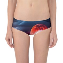 Sea Ocean Waves Rocks Sunset Artwork Classic Bikini Bottoms by Jancukart