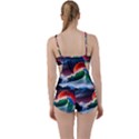 Sea Ocean Waves Rocks Sunset Artwork Boyleg Tankini Set  View2