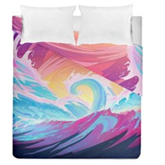 Waves Ocean Sea Tsunami Nautical 9 Duvet Cover Double Side (queen Size)