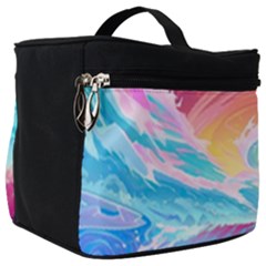 Waves Ocean Sea Tsunami Nautical 9 Make Up Travel Bag (big)