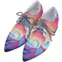 Waves Ocean Sea Tsunami Nautical 9 Pointed Oxford Shoes View2