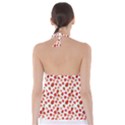 Watercolor Strawberry Babydoll Tankini Top View2