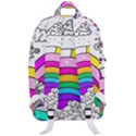 Rainbow Fun Cute Minimal Doodle Drawing 3 Classic Backpack View3