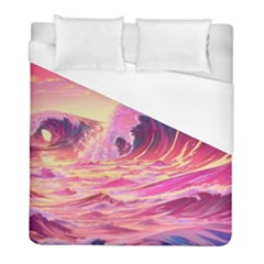 Waves Ocean Sea Tsunami Nautical 5 Duvet Cover (full/ Double Size)