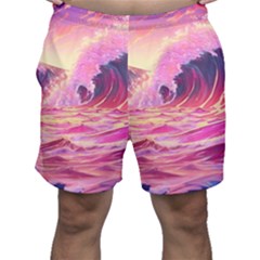 Waves Ocean Sea Tsunami Nautical 5 Men s Shorts by Jancukart