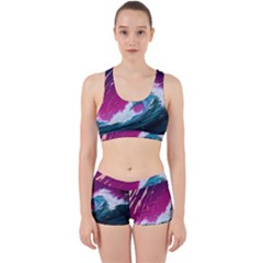 Tsunami Waves Ocean Sea Nautical Nature Water Unique Work It Out Gym Set