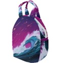 Tsunami Waves Ocean Sea Nautical Nature Water Unique Travel Backpacks View1