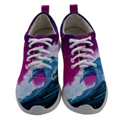 Tsunami Waves Ocean Sea Nautical Nature Water Unique Women Athletic Shoes