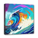 Tsunami Waves Ocean Sea Nautical Nature Water Art Mini Canvas 8  x 8  (Stretched) View1