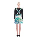 Waves Ocean Sea Tsunami Nautical 90 Suspender Skater Skirt View2