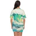 Waves Ocean Sea Tsunami Nautical 90 Just Threw It On Dress View4