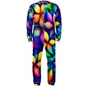 Ai Generated Artwork Leaves Nature Pattern OnePiece Jumpsuit (Men) View1