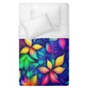 Ai Generated Artwork Leaves Nature Pattern Duvet Cover (Single Size) View1