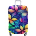 Ai Generated Artwork Leaves Nature Pattern Luggage Cover (Large) View1