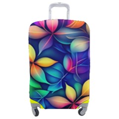 Ai Generated Artwork Leaves Nature Pattern Luggage Cover (medium) by Jancukart