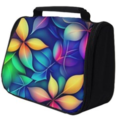 Ai Generated Artwork Leaves Nature Pattern Full Print Travel Pouch (big)