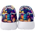 Ai Generated Artwork Leaves Nature Pattern Men s Velcro Strap Shoes View4