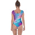 Tsunami Waves Ocean Sea Nautical Nature Water 6 Short Sleeve Leotard  View2