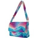 Tsunami Waves Ocean Sea Nautical Nature Water 6 Full Print Messenger Bag (L) View1