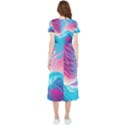 Tsunami Waves Ocean Sea Nautical Nature Water 6 High Low Boho Dress View2