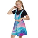 Tsunami Waves Ocean Sea Nautical Nature Water 6 Kids  Apron Dress View2