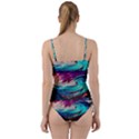 Tsunami Waves Ocean Sea Nautical Nature Water Painting Sweetheart Tankini Set View2