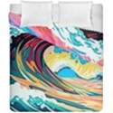 Waves Ocean Sea Tsunami Nautical 8 Duvet Cover Double Side (California King Size) View1