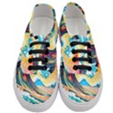 Waves Ocean Sea Tsunami Nautical 8 Women s Classic Low Top Sneakers View1