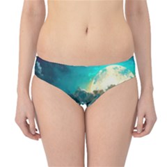 Tsunami Waves Ocean Sea Nautical Nature Water 5 Hipster Bikini Bottoms by Jancukart