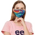 Tsunami Waves Ocean Sea Nautical Nature Water 9 Fitted Cloth Face Mask (Adult) View1