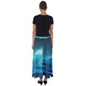 Tsunami Waves Ocean Sea Nautical Nature Water 7 Flared Maxi Skirt View2