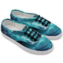 Tsunami Waves Ocean Sea Nautical Nature Water 7 Women s Classic Low Top Sneakers View3