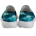 Tsunami Waves Ocean Sea Nautical Nature Water 7 Kids Lightweight Slip Ons View4