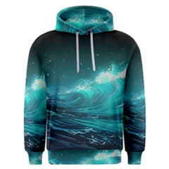 Tsunami Waves Ocean Sea Nautical Nature Water 7 Men s Overhead Hoodie