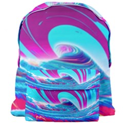 Tsunami Waves Ocean Sea Nautical Nature Water 3 Giant Full Print Backpack