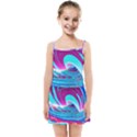 Tsunami Waves Ocean Sea Nautical Nature Water 3 Kids  Summer Sun Dress View1