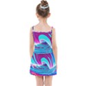 Tsunami Waves Ocean Sea Nautical Nature Water 3 Kids  Summer Sun Dress View2