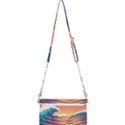 Waves Ocean Sea Tsunami Nautical 6 Mini Crossbody Handbag View2