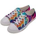 Tsunami Waves Ocean Sea Nautical Nature Water 2 Women s Low Top Canvas Sneakers View2