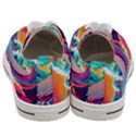 Tsunami Waves Ocean Sea Nautical Nature Water 2 Women s Low Top Canvas Sneakers View4