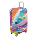 Tsunami Waves Ocean Sea Nautical Nature Water 2 Luggage Cover (Small) View2