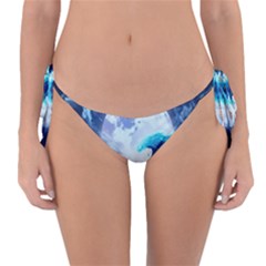 Waves Ocean Sea Tsunami Nautical 7 Reversible Bikini Bottoms by Jancukart