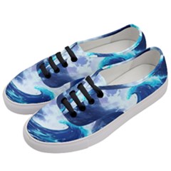 Waves Ocean Sea Tsunami Nautical 7 Women s Classic Low Top Sneakers by Jancukart